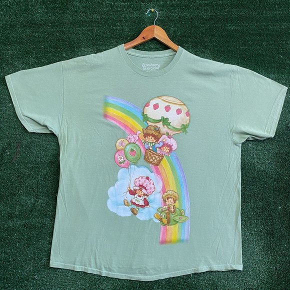 Urban Outfitters Shirts Strawberry Shortcake Cartoon Poster Tshirt